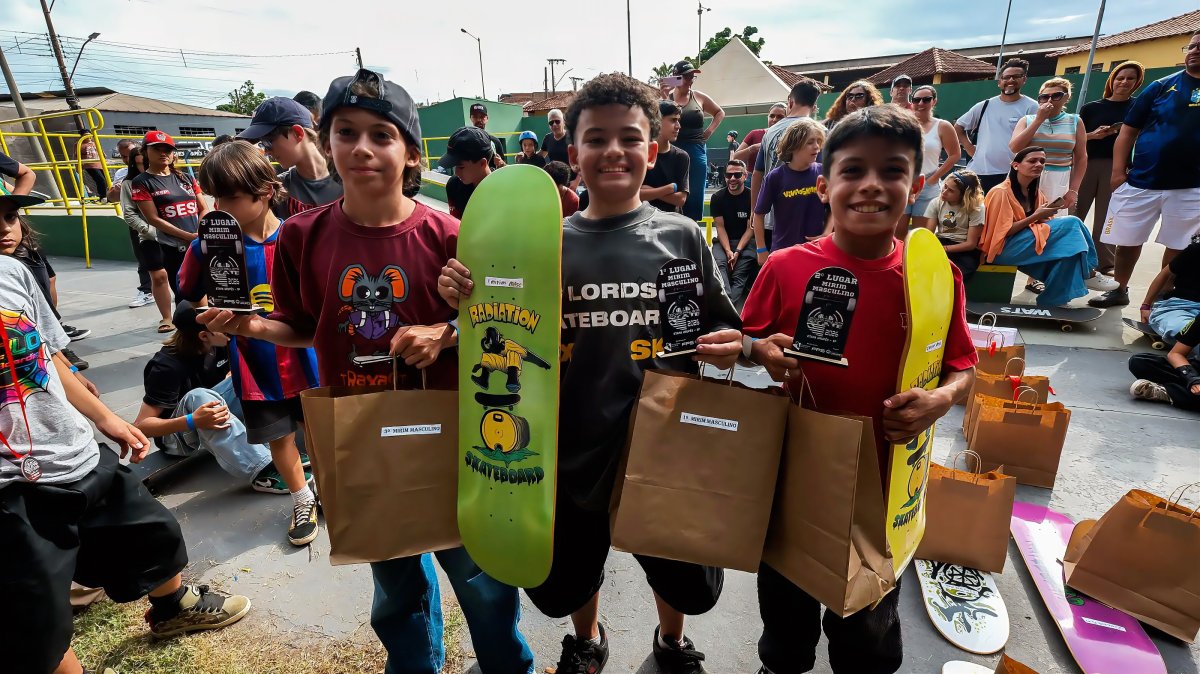 Pódio Mirim Masculino (até 12 anos): 1-  Miguel Frivoli da Silva - Indaiatuba- SP; 2 - Leandro Henrique de Melo - Lorena-SP; 3 - Ionas Akila Goulart Guzzo - Santo André -SP