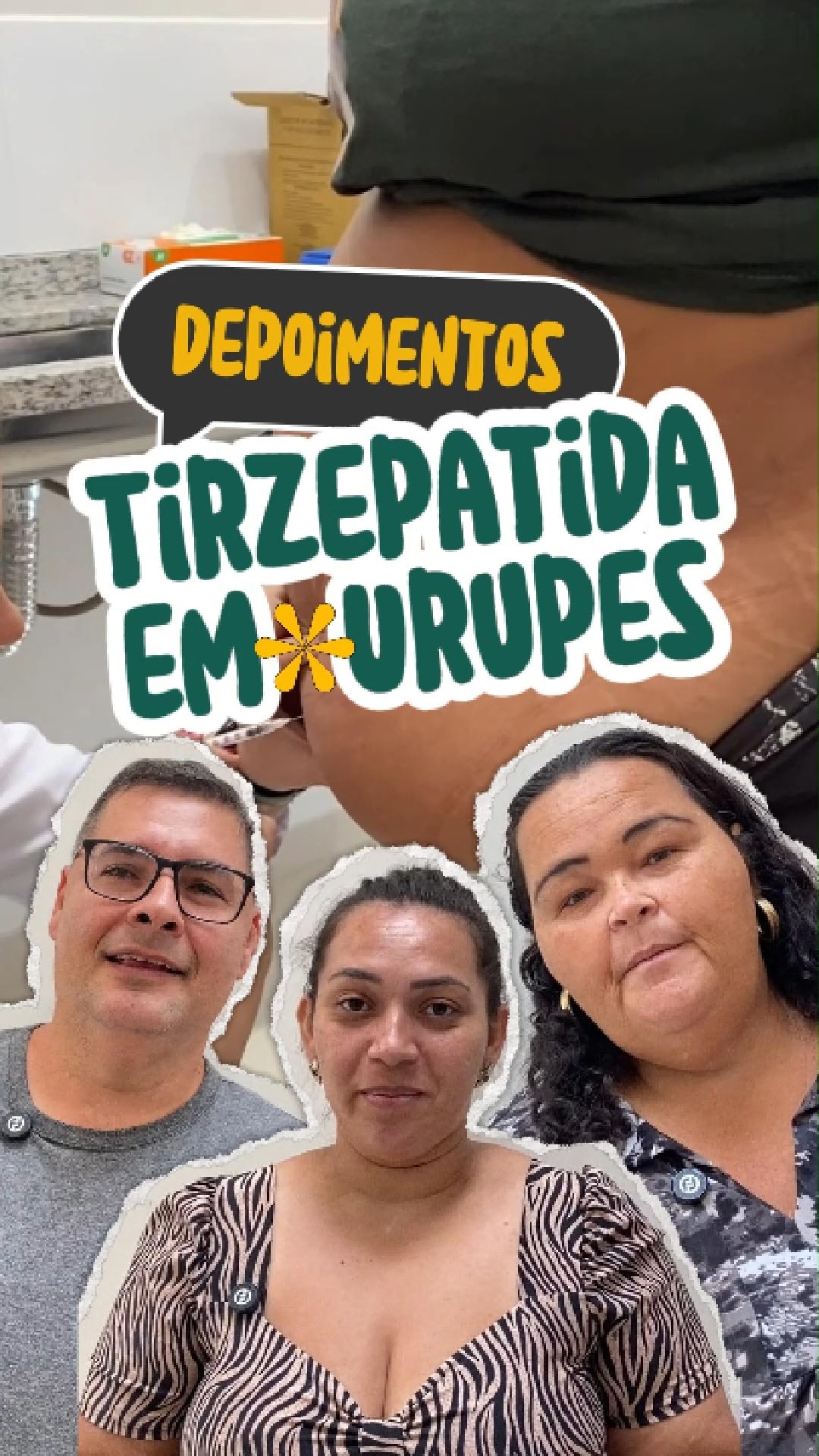 O tratamento com a tirzepatida já está começando a dar frutos em Urupês. 💚💛

#Pr...