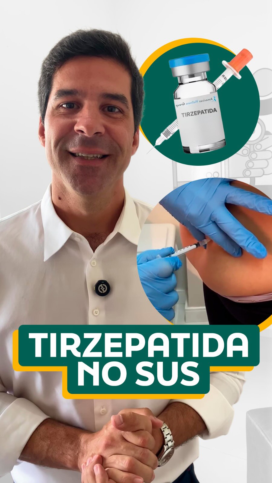 Tratamento gratuito de obesidade com tirzepatida 2026